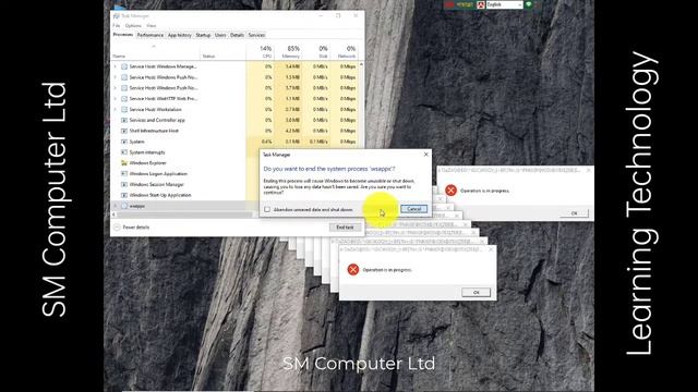 Oparetion is In Progress Windows 10 I Auto System File Error 2022 смотреть онлайн