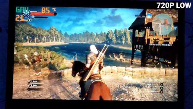 The Witcher 3: Wild Hunt - Avita Pura AMD Ryzen 5 3500U Vega 8 Benchmark смотреть онлайн