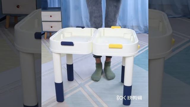 Многофункциональный стол для детей со стулом и набором игрушек // Легостол смотреть онлайн