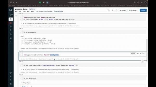 35. Formatting Decimals With PySpark | format_number Function
