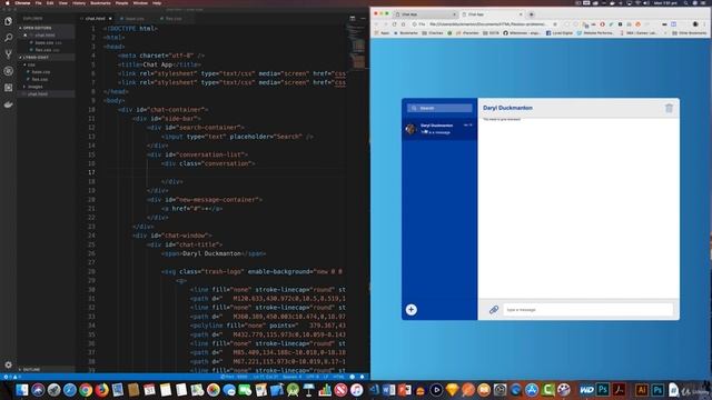 How to build a Chat App UI using Flexbox смотреть онлайн
