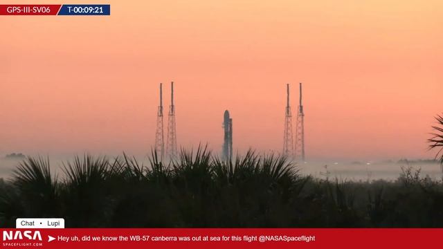 LAUNCH: SpaceX Falcon 9 GPS-III-SV06 Mission смотреть онлайн