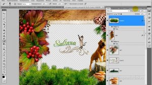 как вставить фото в рамку в фотошопе