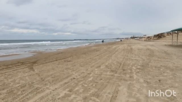 Море в Анапе в середине декабря. смотреть онлайн