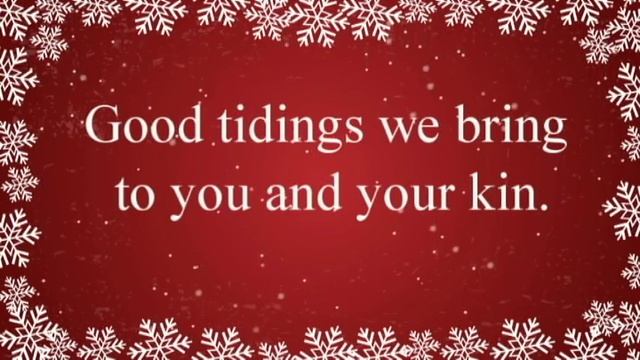 We Wish You a Merry Christmas with Lyrics | Christmas Carol & Song смотреть онлайн