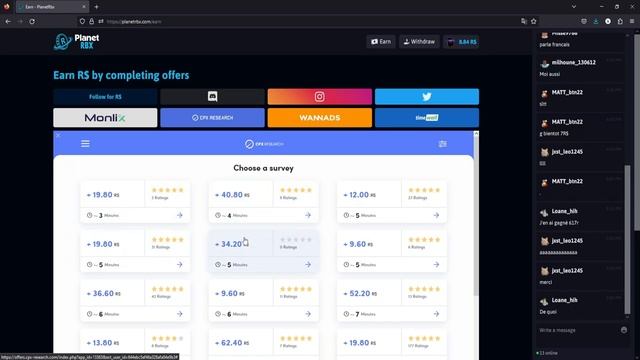 How To Earn FREE ROBUX Using THIS Website (PlanetRBX)