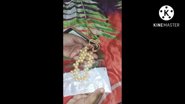 Meesho unboxing video Perl necklace design смотреть онлайн