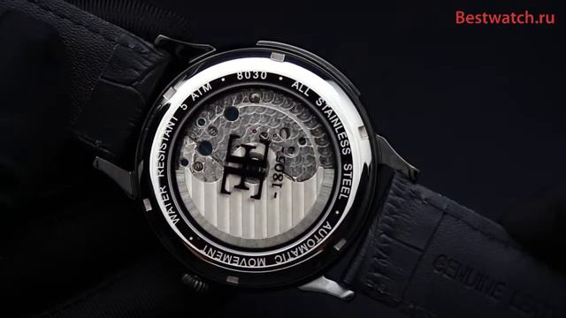Обзор механических часов с автоподзаводом Earnshaw ES-8030-07, ES-8030-22 смотреть онлайн