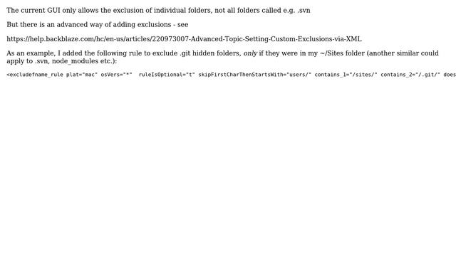 Is there a way to have Backblaze exclude .svn folders? (3 Solutions!!) смотреть онлайн