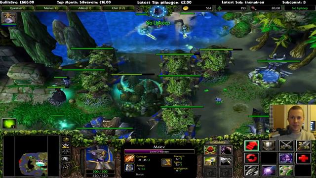 Warcraft 3 - 2 Player Campaign | TFT | Night Elf Chapter 2 смотреть онлайн
