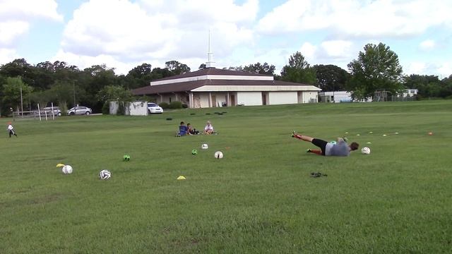 Goalkeeper Training: Soccer Goalie Diving Box смотреть онлайн