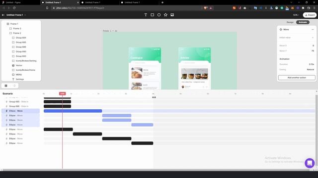 How to animate your Figma designs using Jitter In 2022 смотреть онлайн