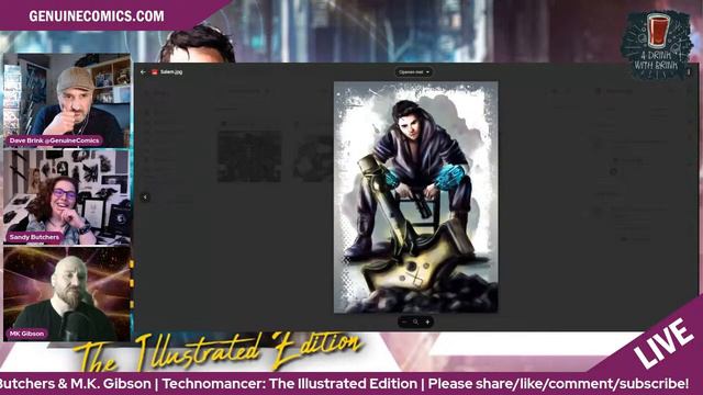 A Drink With Brink | Sandy Butchers & M.K. Gibson | Technomancer: The Illustrated Edition смотреть онлайн