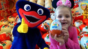 Распаковка БОЛЬШОГО КИНДЕРА вместе с ХАГГИ ВАГГИ. Milana LIKE