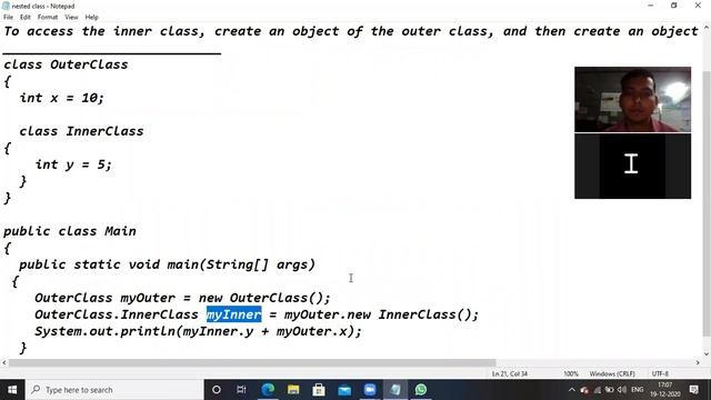 nested class смотреть онлайн