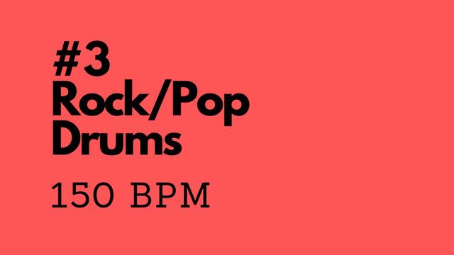 Rock/Pop Drum Loop #3 - 150 bpm смотреть онлайн