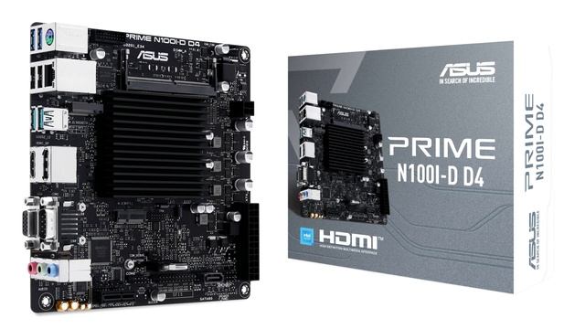 ASUS Readying Intel Processor N100 Mini ITX Motherboard смотреть онлайн