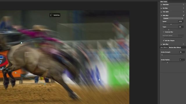 Adding Motion Blur Effects Along a Path in Photoshop CC | Adobe смотреть онлайн