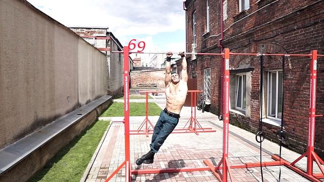 101 ПОДТЯГИВАНИЕ НЕ СЛЕЗАЯ С ТУРНИКА смотреть онлайн