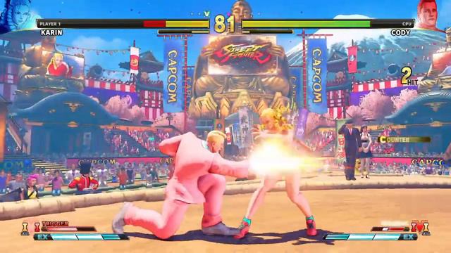 STREET FIGHTER V Karin vs Cody смотреть онлайн