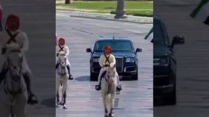 Как встречали Путина в Дубае