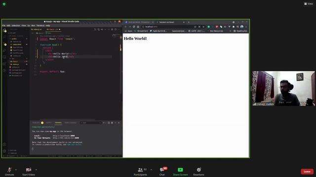 Front End Marathon Day 5 - Intro to React JS смотреть онлайн