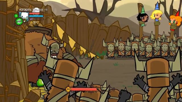 Castle Crashers проходим за мага. смотреть онлайн