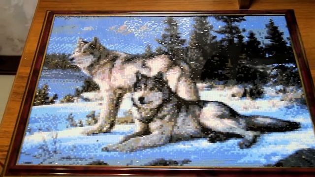 Картина Алмазная вышивка или мазайка - итог всей работы !!! №2 смотреть онлайн