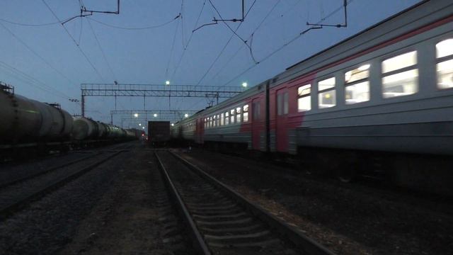 Электропоезд ЭД4М1-0008 станция Петелино смотреть онлайн