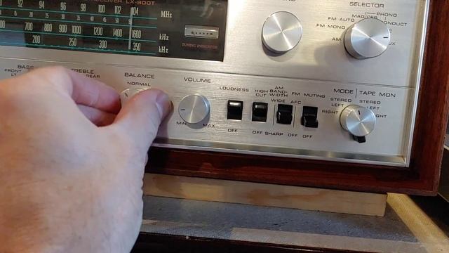 Pioneer LX-800T Vintage Receiver w Wood Cabinet option. Demo. смотреть онлайн