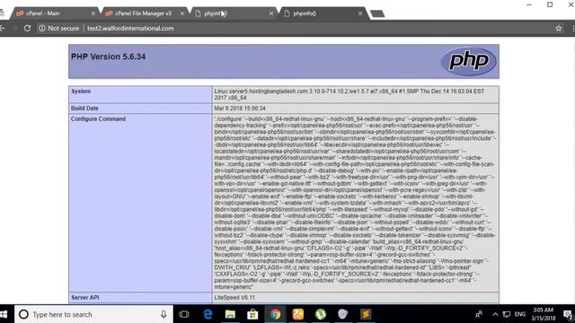 How to set php version for your particular domain or subdomain via cpanel смотреть онлайн