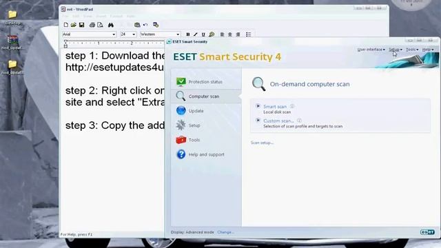 Eset NOD32 Offline update смотреть онлайн