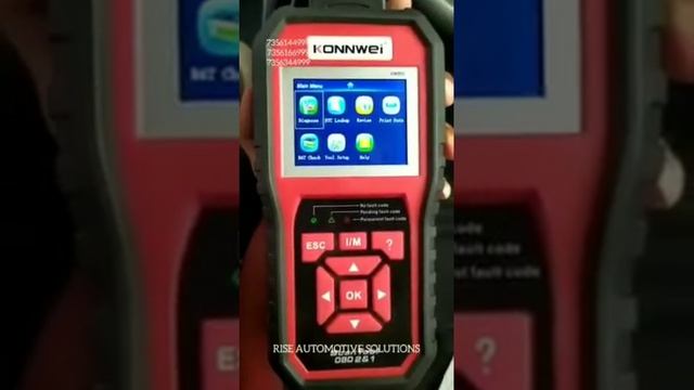 Konnwei KW 850 Indian version car Scanner code reader смотреть онлайн