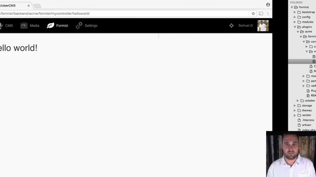 How MVC works in October CMS смотреть онлайн