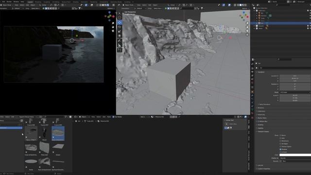 The Cube - Blender Timelapse смотреть онлайн