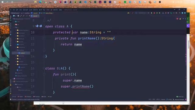 69 Access Modifiers protected смотреть онлайн