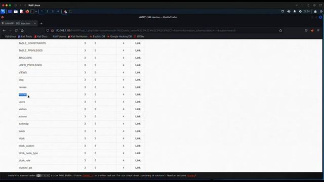 黑客网络攻击 SQL Injection 系列 Part 3 使用 bWAPP 来演示，不懂一点SQL的小白也可以使用的攻击 找出数据库的表格信息 甚至用户名和密码 并包含online sha破解密 смотреть онлайн