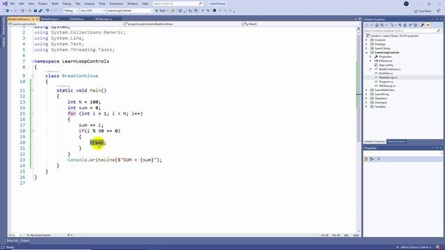 C# - Bài 21: Lệnh break, continue смотреть онлайн