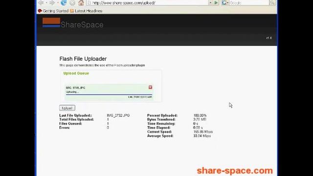 share-space.com : PHP Flash File Uploader Demo смотреть онлайн