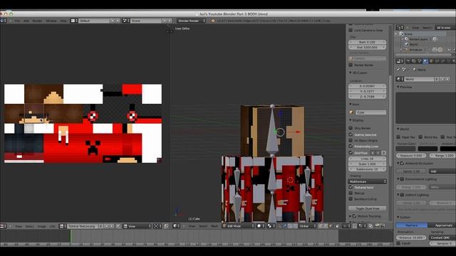 How Top Make A Minecraft Character Rig In Blender - Part 5 смотреть онлайн