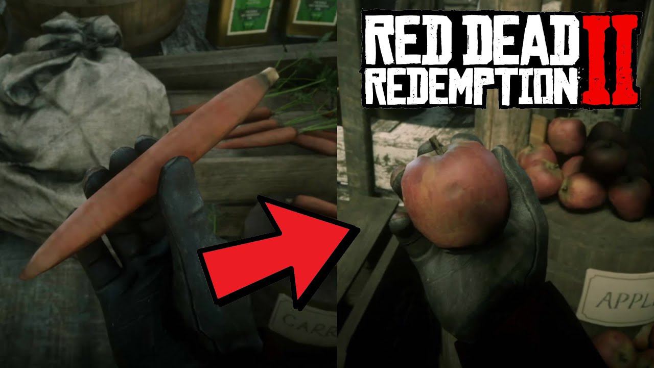 Овощи и фрукты на рынке в Сен Дени в Red Dead Redemption 2 смотреть онлайн