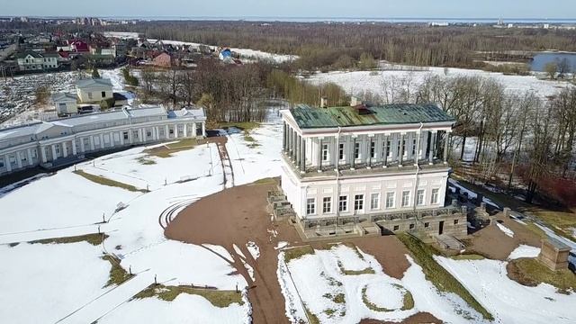 Тест съёмка с Mavic Pro Дворец Бельведер в Петергофе. смотреть онлайн