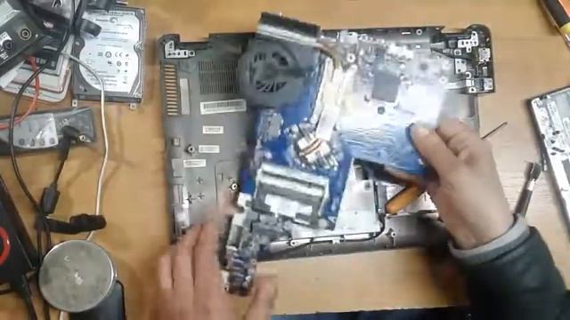 compaq presario cq56 disassembly смотреть онлайн