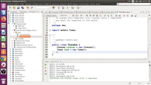 Programação JSP - Criando Conexão com Postgresql - MVC смотреть онлайн