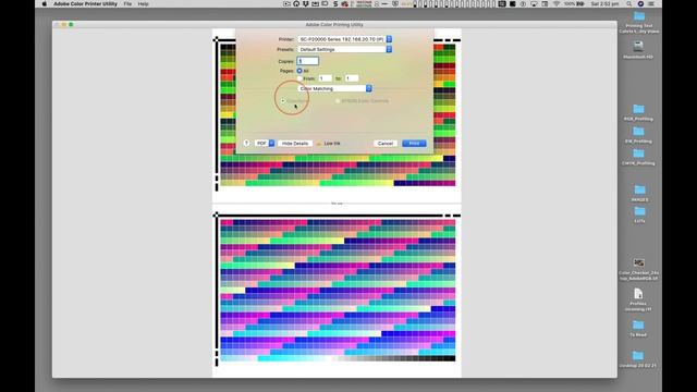 Printing Test Charts through the Adobe Color Printer Utility смотреть онлайн
