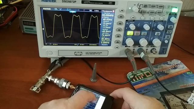 Режим CW FREQ в NanoVNA (до 100 MHz) смотреть онлайн