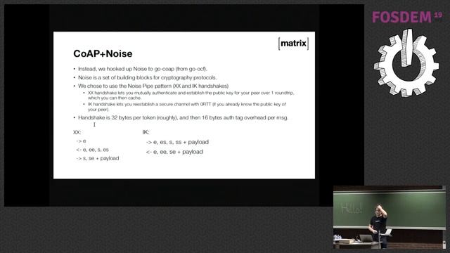 Breaking the 100 bits per second barrier with Matrix An entirely new transport for Matrix for reall смотреть онлайн