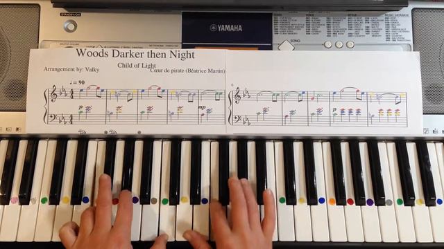 Woods Darker then Night from Child of Light_Piano cover+free sheet/ Фортепианная версия + ноты смотреть онлайн