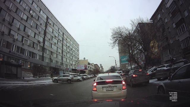 Катим по Новосибирску Проспект Димитрова, улица Фрунзе Ноябрь 2023 смотреть онлайн