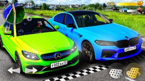 ГОНКА С МУРКОЙ НА 100.000Р! МЕРСЕДЕС Е63 ПРОТИВ BMW M5 F90  HASSLE ONLINE РАЙЛЮХА